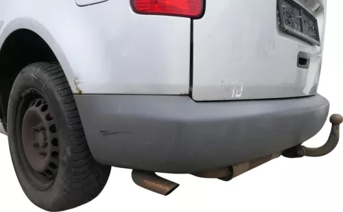 VW Caddy 2K Stoßstange hinten Heckstoßstange Stoßfänger grau graphit nicht lack (201009)