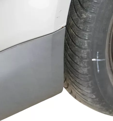 VW Caddy 2K Stoßstange hinten Heckstoßstange Stoßfänger grau graphit nicht lack (201009)