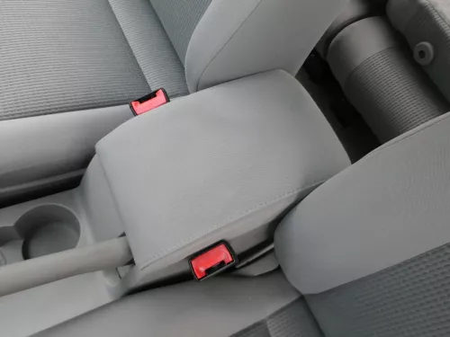 VW Caddy 3 2K Mittelarmlehne Armlehne komplett GRAU zum nachrüsten (201027)