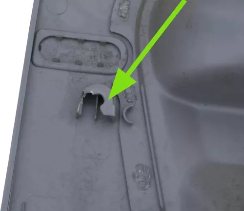 VW Caddy 3 2K Türverkleidung Verkleidung Tür hinten rechts Schiebetür grau (201033)