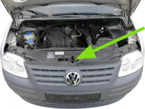 Touran Caddy 2K Motorhaube Motorhaubenschloß Schloß Klappenschloß vorn 1T0823509 (201041)