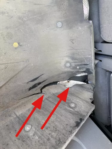VW Caddy 2K Erdgas Gas Abdeckung 2K0201973D für Gastank vorne (201061)