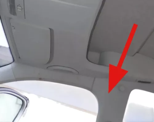 VW Caddy 2K B-Säulen Verkleidung vorne rechts grau Abdeckung für Gurt (201081)