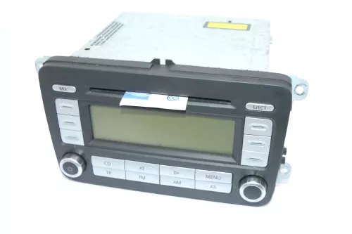 VW Golf 5 V Plus 6 VI Touran Caddy CD Radio RCD 300 5M0035186B mit Code (109673)