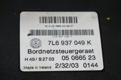 VW Touareg 7L Steuergerät Diagnose Bordnetzsteuergerät Bordnetz 7L6937049N (122170)