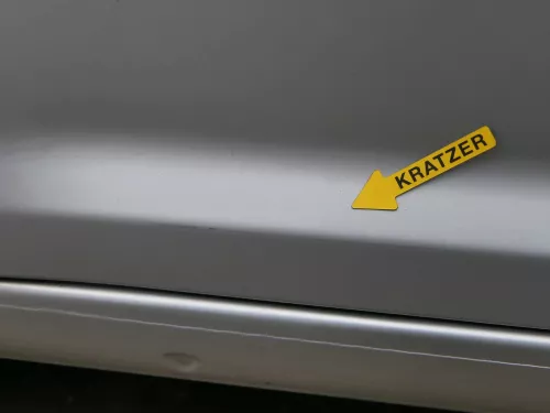 VW Caddy 3 2k Tür hinten rechts silber LA7W Schiebetür mit Scheibe (201006)