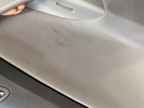 1x Passat 3C Kombi Türverkleidung Verkleidung Tür hinten links grau (201075)