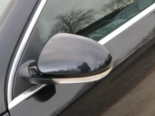 Passat 3C elektrischer Spiegel Außenspiegel links mit Glas Blinke schwarz LC9X (201090)