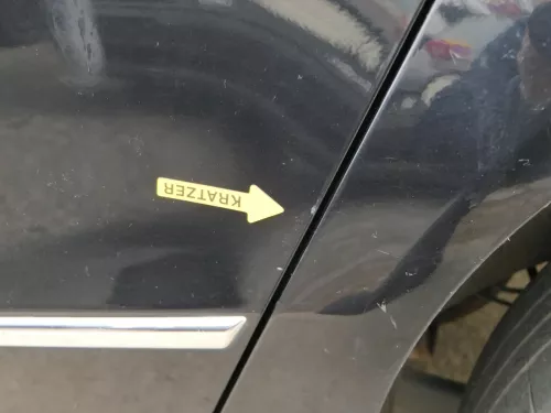 VW Passat 3C Kombi Variant Tür hinten links schwarz LC9X -OHNE Anbauteile (201093)