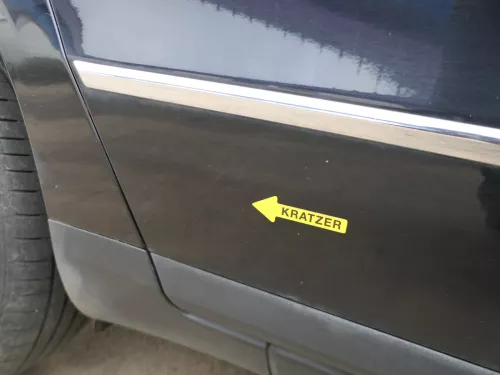 VW Passat 3C Kombi Variant Tür hinten rechts schwarz LC9X ohneAnbauteile (201094)