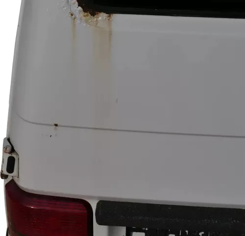 VW T4 Flügeltür Klappe hinten links weiß R902 mit Scheibe (201143)