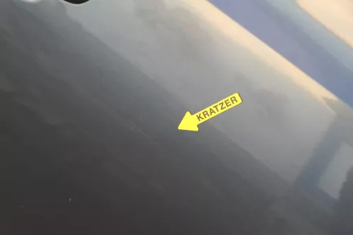 Golf 6 5K Tür hinten rechts LC5F grau blau ohne Anbauteile 4/5 Türer (201153)