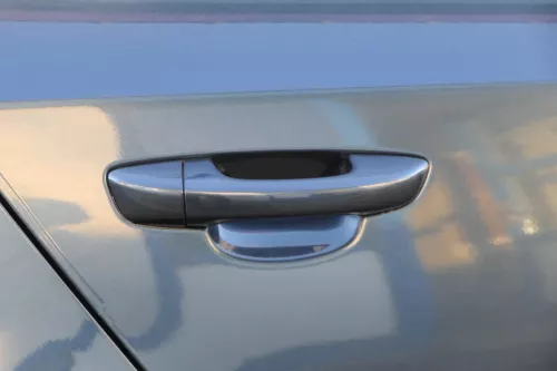 Golf 6 5K Tür hinten rechts LC5F grau blau ohne Anbauteile 4/5 Türer (201153)