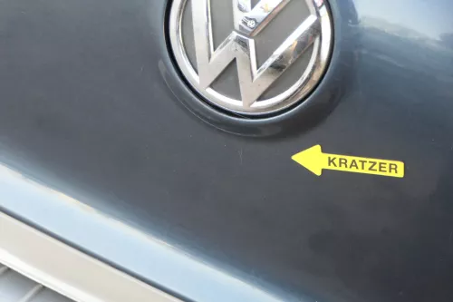 VW Golf 6 5K 1K Heckklappe hinten Kofferraumklappe Scheibe blau LC5F grau (201155)