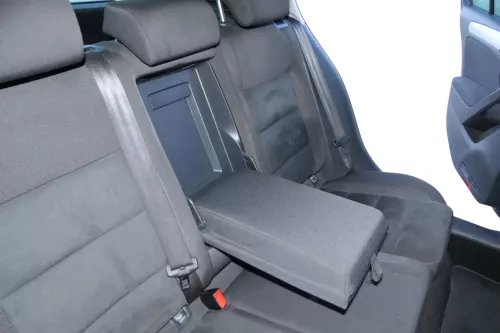 Golf 6 5K Sitz Sitze hinten Rückbank Rücksitzbank 3 Punkt Gurt Lehne Alcantara (201176)