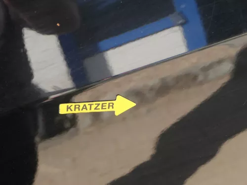 VW Touran 1T 1T3 Tür hinten rechts schwarz LC9X  - ohne Anbauteile (201214)