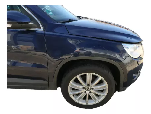 VW Tiguan Kotflügel vorne rechts original 5N0821106A + Leiste blau LH5X (201223)