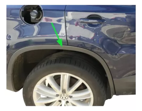 VW Tiguan Cross Blende Kotflügel hinten rechts Verkleidung 5N0854820B Abdeckung