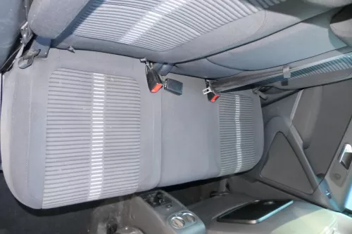 Tiguan 5N Sitz Sitze hinten Rückbank Rücksitzbank 3 Punkt Gurt Lehne Alcantara s (201256)