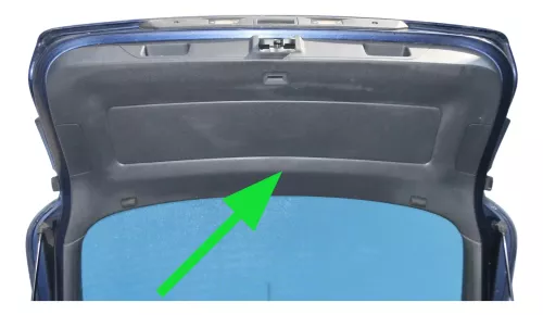 VW Tiguan 5N Heckklappenverkleidung Verkleidung Heckklappe anthrazit schwarz (201257)