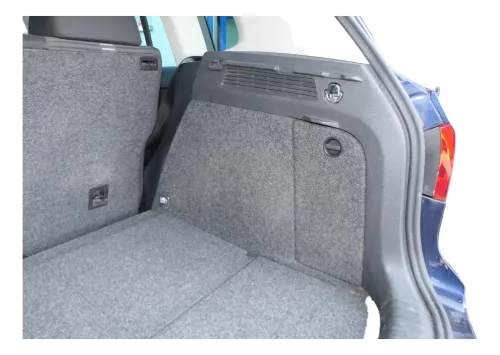 VW Tiguan 5N Abdeckung Verkleidung Kofferraum schwarz hinten rechts 5N0867428N (201258)