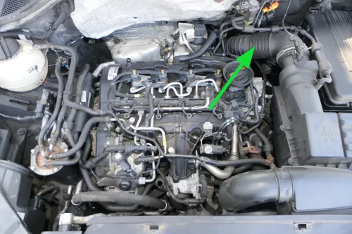 VW Tiguan 5N Ansaugschlauch Schlauch Ansaugrohr 5N0129654 TDI (201314)