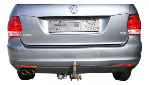 VW Golf 5 + 6 Kombi Avant Stoßstange hinten Heckstoßstange grau LD7X Spoiler PDC (201384)