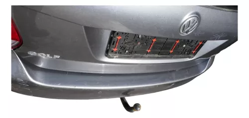 VW Golf 5 + 6 Kombi Avant Stoßstange hinten Heckstoßstange grau LD7X Spoiler PDC (201384)
