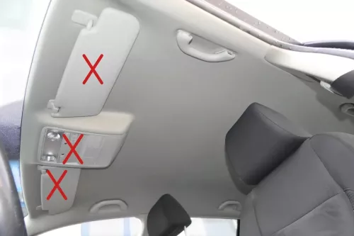 VW Golf 5 + 6 Variant Kombi 1K AJ5 Himmel Dachhimmel Dach oben grau CG (201402)