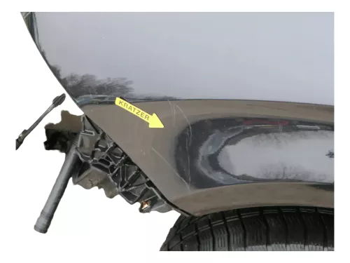 Seat Leon 1P Kotflügel vorne links schwarz LC9Z metallic (201429)