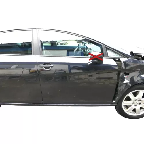 Seat Leon 1P Tür vorne rechts Beifahrertür schwarz LC9Z metallic ohne Anbauteile (201434)