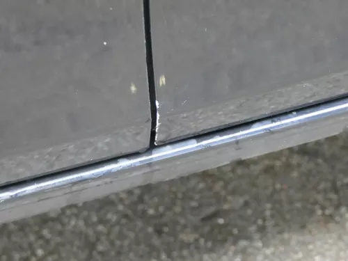 Seat Leon 1P Tür vorne rechts Beifahrertür schwarz LC9Z metallic ohne Anbauteile (201434)