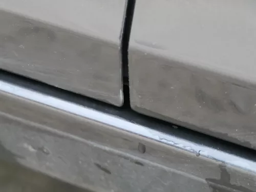 Seat Leon 1P Tür vorne links Fahrertür schwarz LC9Z metallic ohne Anbauteile (201435)