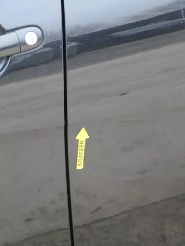 Seat Leon 1P Tür hinten links schwarz LC9Z metallic - ohne Anbauteile (201436)