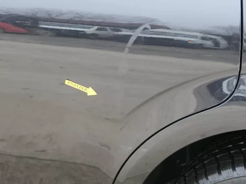 Seat Leon 1P Tür hinten links schwarz LC9Z metallic - ohne Anbauteile (201436)