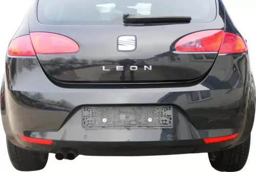 Seat leon 1P Stoßstange Heckstoßstange hinten schwarz LC9Z metallic