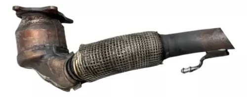 Leon 1P A3 8P Auspuff Zwischenrohr Abgasrohr Hosenrohr BZB 1,8 118kw Vorkat