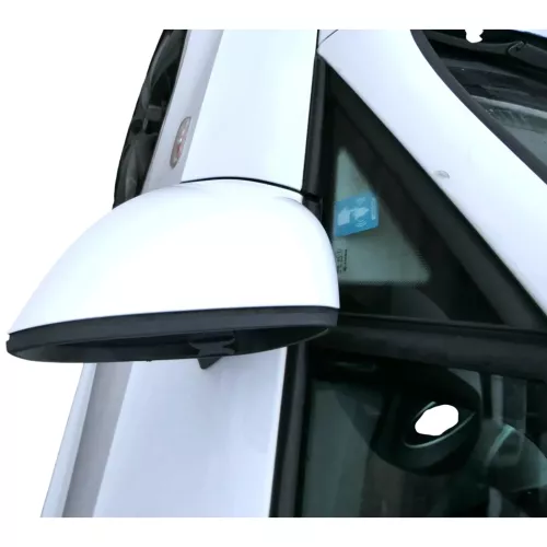 Seat Ibiza 6J elektrischer elektrisch Spiegel Außenspiegel links weiß LB9A (201541)