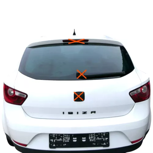 Seat Ibiza 6J Heckklappe Klappe hinten 2/3-Türer weiß LB9A mit Scheibe