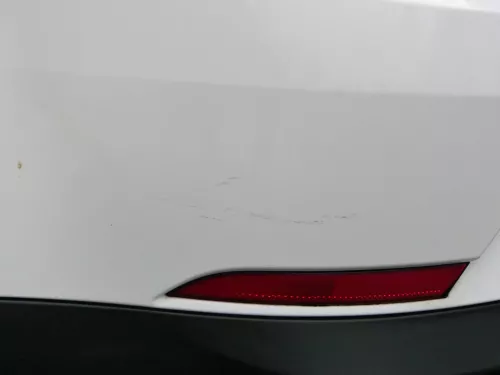 Seat Ibiza 6J Stoßstange Heckstoßstange hinten weiß LB9A 2/3-Türer Spoiler (201548)