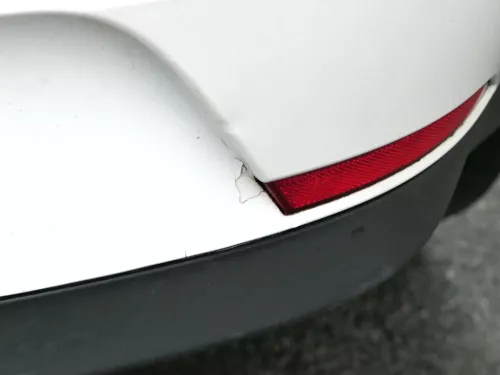 Seat Ibiza 6J Stoßstange Heckstoßstange hinten weiß LB9A 2/3-Türer Spoiler (201548)