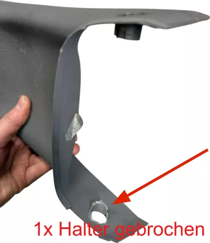 VW Golf 4 Bora Mitteltunnel Aschenbecher hinten Verkleidung grau (201578)