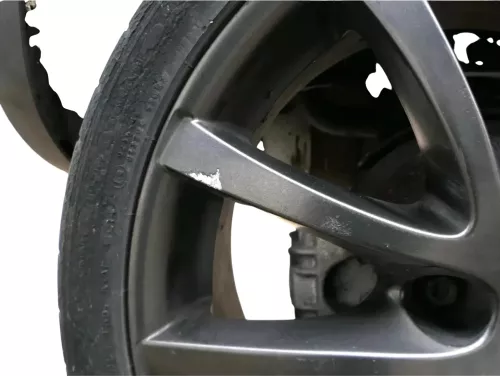 1x Felge Alufelge Golf 4 Polo Borbet 7J x 17 Zoll H2 K1 LV5 70737 KBA 47117 -HR (201596)