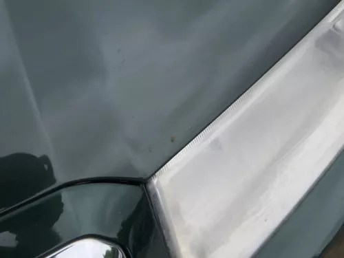 Skoda Fabia 6Y Motorhaube Klappe vorne grün LF8C vorn  (OHNEgrill!) (201599)