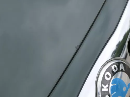 Skoda Fabia 6Y Motorhaube Klappe vorne grün LF8C vorn  (OHNEgrill!) (201599)