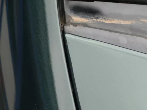 Skoda Fabia 6Y Motorhaube Klappe vorne grün LF8C vorn  (OHNEgrill!) (201599)