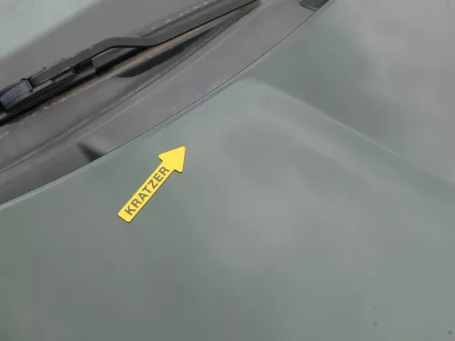 Skoda Fabia 6Y Motorhaube Klappe vorne grün LF8C vorn  (OHNEgrill!) (201599)