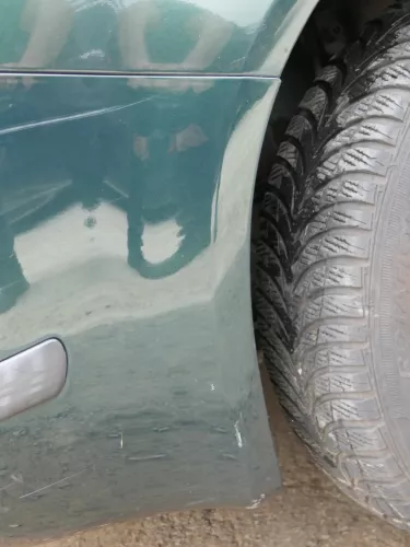 Fabia 6Y Stoßstange Stoßfänger vorne grün LF8C - Gitter (201600)