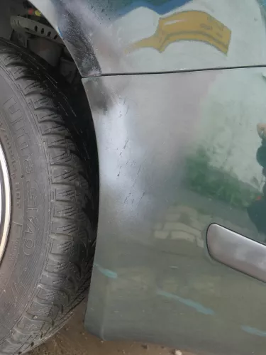 Fabia 6Y Stoßstange Stoßfänger vorne grün LF8C - Gitter (201600)