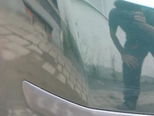 Fabia 6Y Stoßstange Stoßfänger vorne grün LF8C - Gitter (201600)